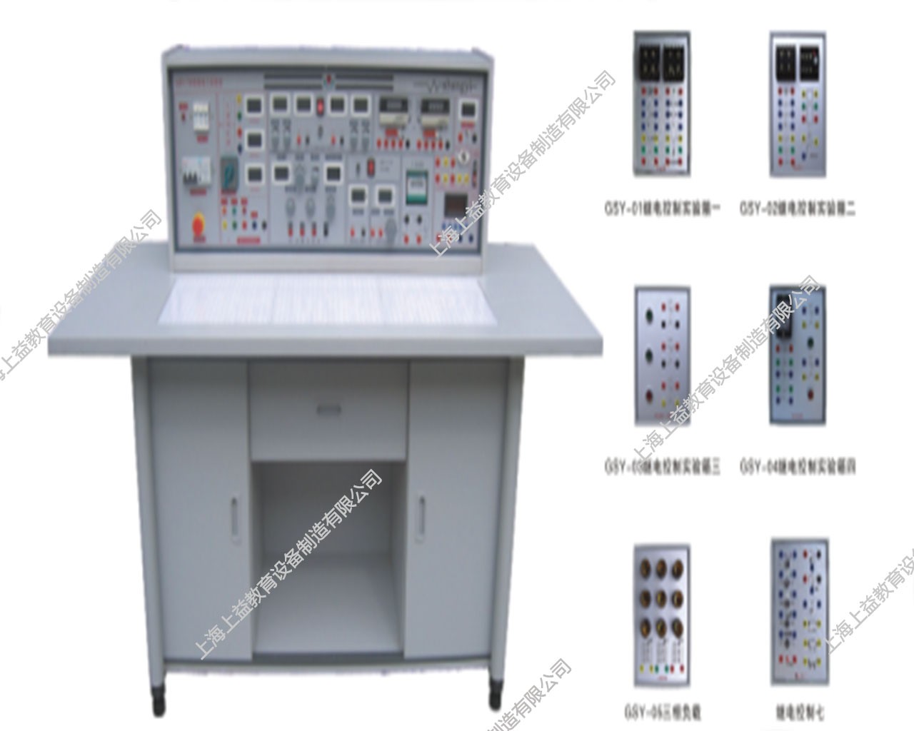 SYGJ-758A	高級電工實驗室成套設備（帶智能功率表，功率因數(shù)表）