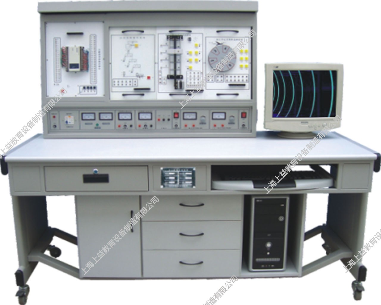 SYPLC-02A PLC可編程控制器實(shí)驗(yàn)裝置（功能增強(qiáng)型）（立式、掛箱積木式）
