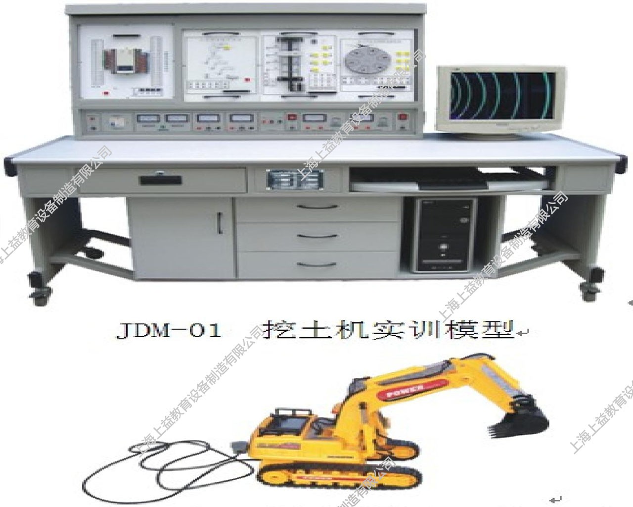 SYPLC-01D PLC可編程控制系統(tǒng)、微機接口及微機應用綜合實驗裝置（立式，掛箱積木式）