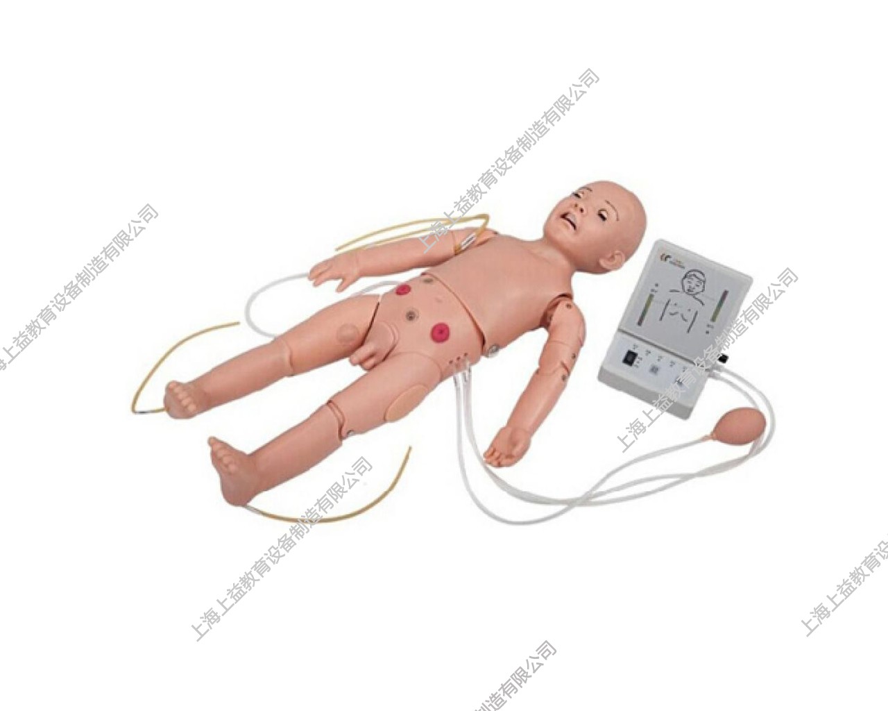 PD5134 全功能一歲兒童高級標準化模擬病人(護理、CPR、聽診、除顫起博、心電監(jiān)護五合一）